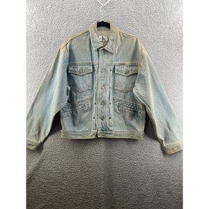 Calvin Klein Urban Jean Jacket Light Blue Denim Men's Size Small